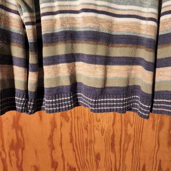 Vintage Tiara Full Front Zipper Cardigan Sweater Size 26/28 - Picture 6 of 8